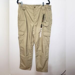 Mens 5.11 Tactical Tactlite Pro Khaki Cargo Pants~ Size 38/36